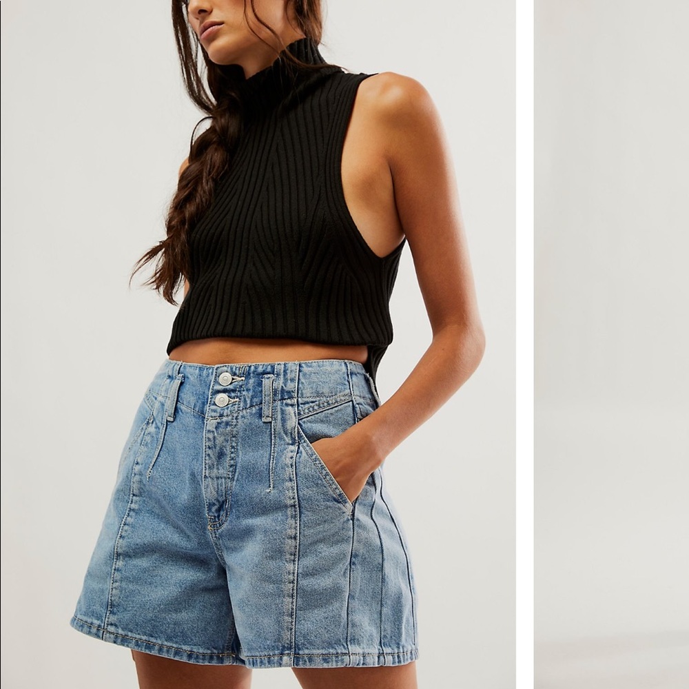 Free People No Love Jean Shorts